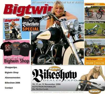 Big Twin startsida 2007