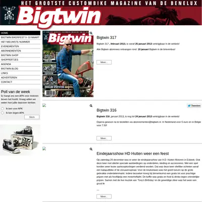 Big Twin startsida 2013
