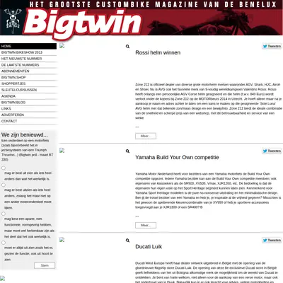 Big Twin startsida 2014