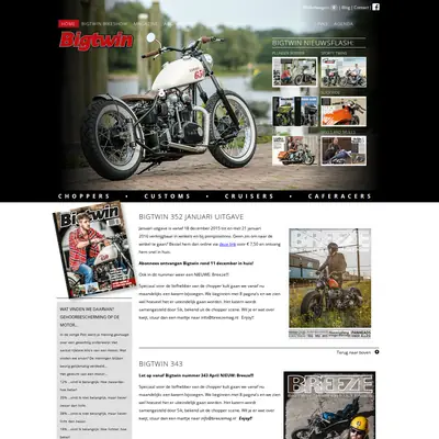 Big Twin startsida 2016