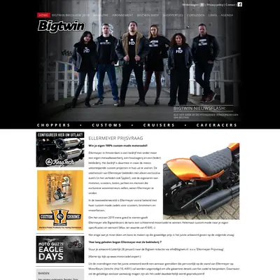 Big Twin startsida 2019
