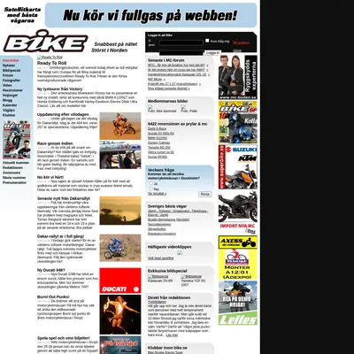 Bike startsida 2007