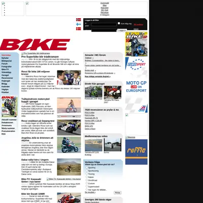 Bike startsida 2008