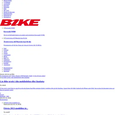 Bike startsida 2012