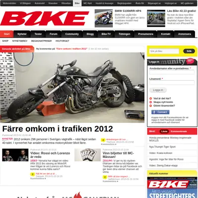 Bike startsida 2013
