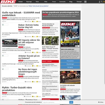 Bike startsida 2015