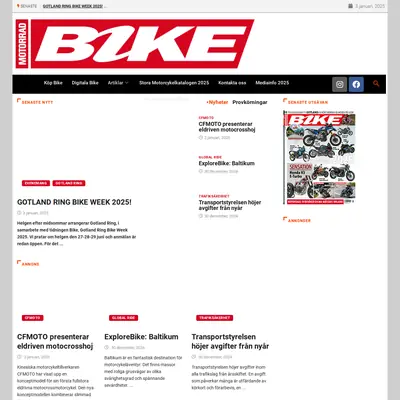 Bike startsida 2025