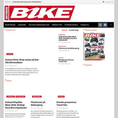 Bike startsida 2026