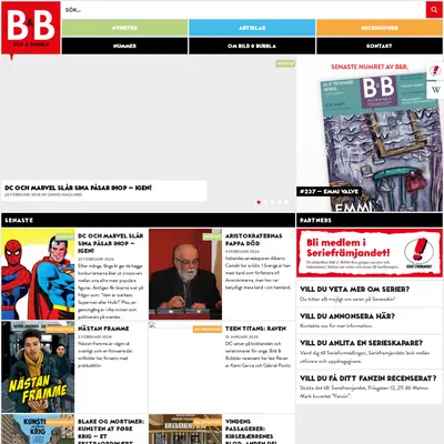 Bild & Bubbla startsida 2024
