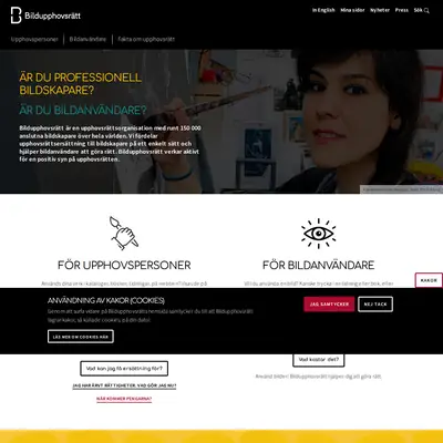 bildupphovsratt.se startsida 2025