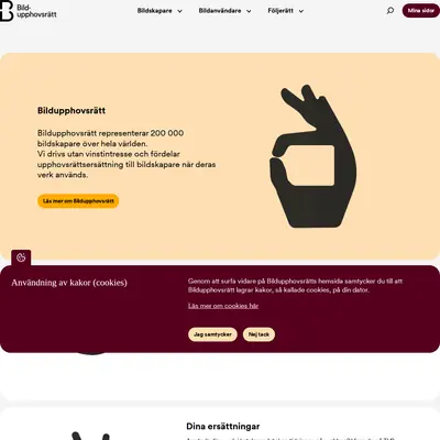 bildupphovsratt.se startsida 2026