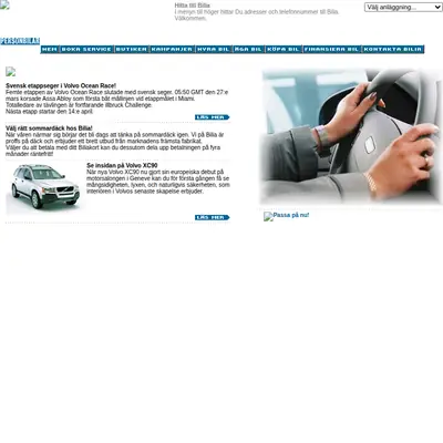 BiliaNytt startsida 2002