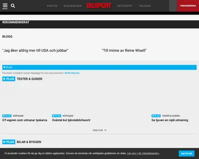 Bilsport startsida 2022