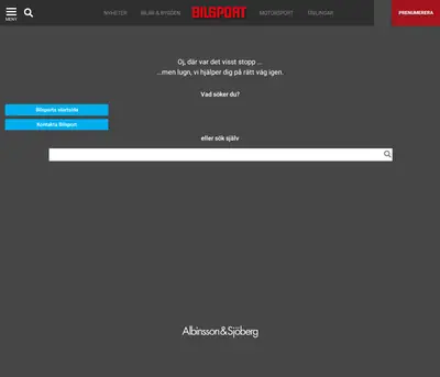 Bilsport startsida 2024