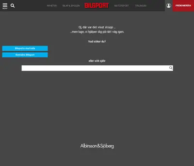 Bilsport startsida 2025