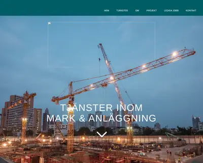 Bygg i Mark AC AB, www.bimac.se startsida 2021
