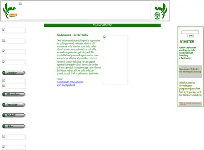 Biodynamisk Odling startsida 2007