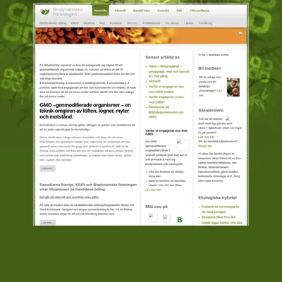 Biodynamisk Odling startsida 2011