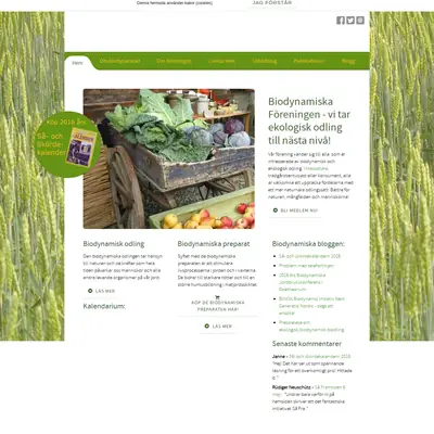 Biodynamisk Odling startsida 2016