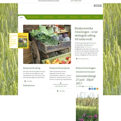 Biodynamisk Odling startsida 2017
