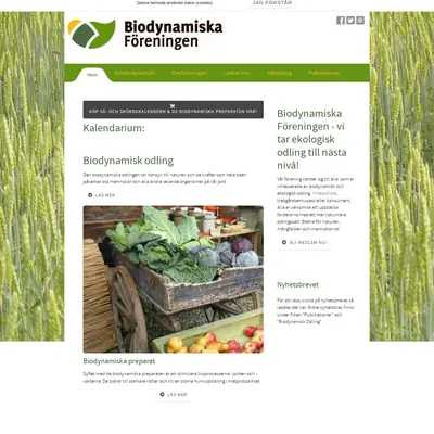 Biodynamisk Odling startsida 2019