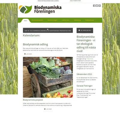 Biodynamisk Odling startsida 2021