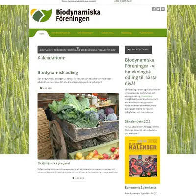 Biodynamisk Odling startsida 2022