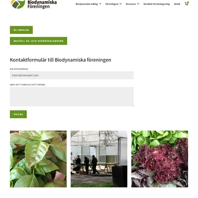 Biodynamisk Odling startsida 2025