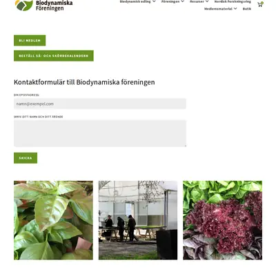 Biodynamisk Odling startsida 2026