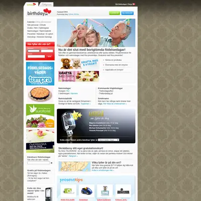 www.birthday.se startsida 2014