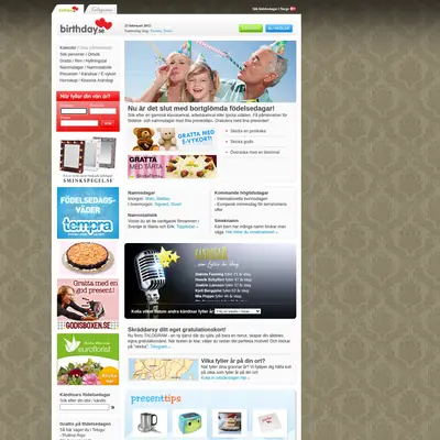 www.birthday.se startsida 2015