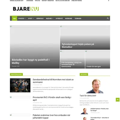 Bjäre NU startsida 2019