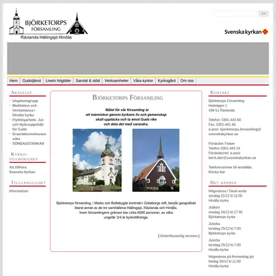 www.bjorketorpsforsamling.se startsida 2014