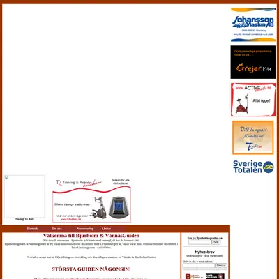 Bjurholmsguiden startsida 2008