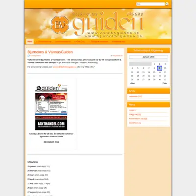 Bjurholmsguiden startsida 2016