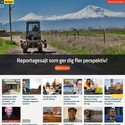 blankspot.se startsida 2026