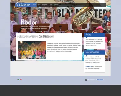 www.blasmasters.se startsida 2013