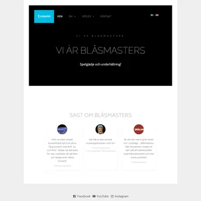 www.blasmasters.se startsida 2018