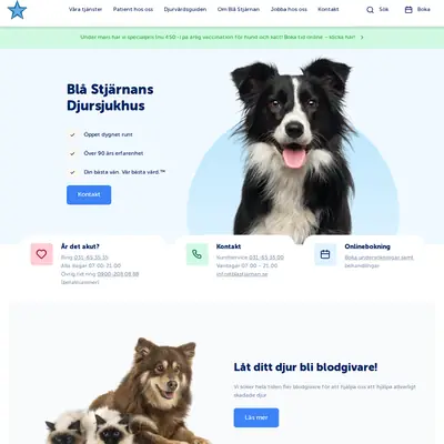 Blå Stjärnan startsida 2024