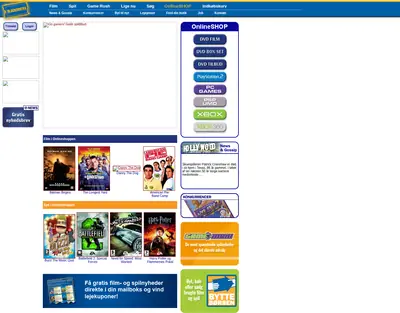 Blockbuster startsida 2006