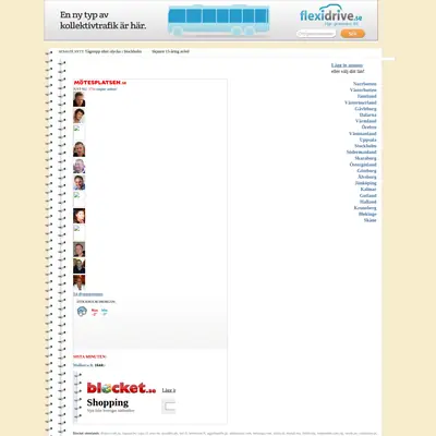 Begblocket startsida 2012