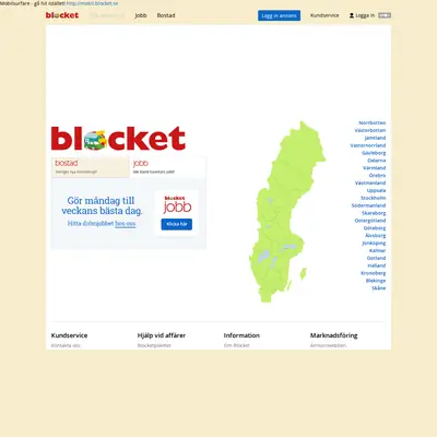 Begblocket startsida 2016