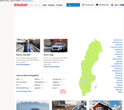 Begblocket startsida 2018