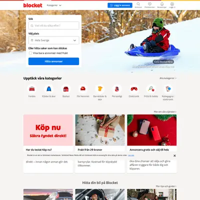 Begblocket startsida 2025