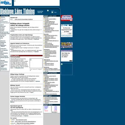 BÄNKEN startsida 2003