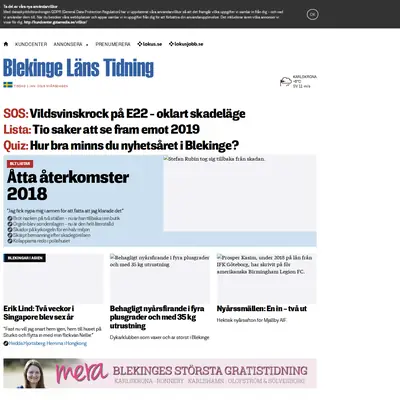 BÄNKEN startsida 2019