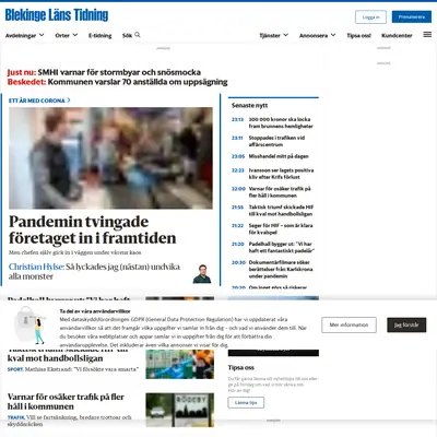 BÄNKEN startsida 2021