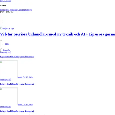 Bluffjakt.se startsida 2024