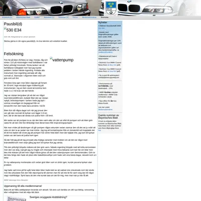 Bayerisches Blatt startsida 2008