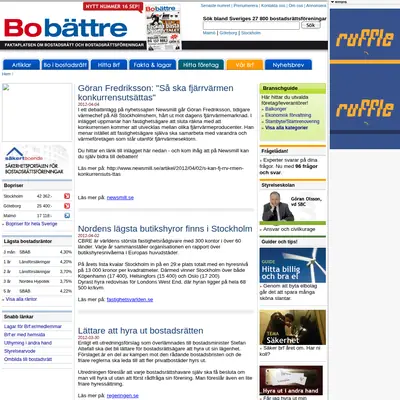 www.bobattre.se startsida 2012